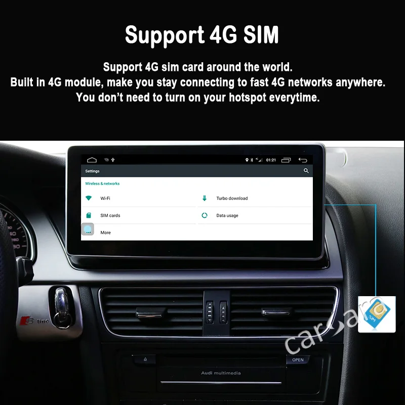 Support 4G CARSARA