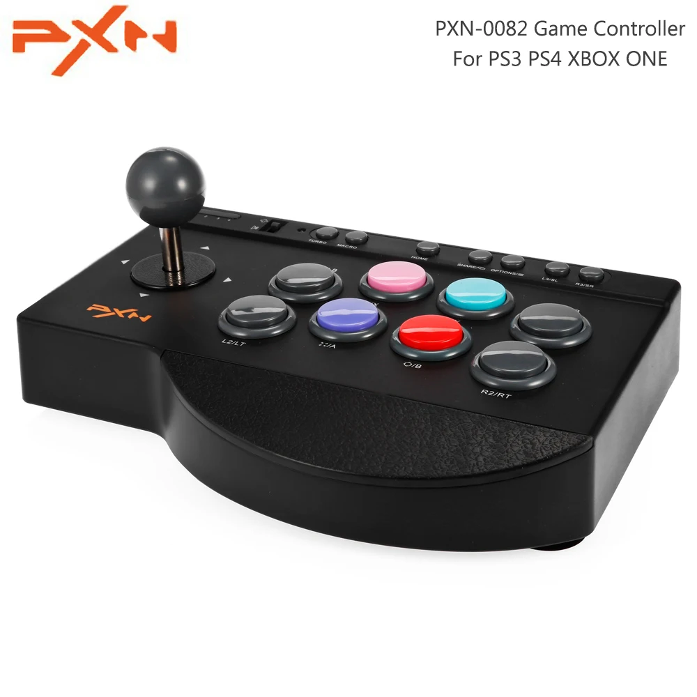 

PXN-0082 Gamepad Arcade Wired Joystick Game Controller USB Interface for PC PS3 PS4 Xbox one Gamepads