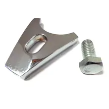 Практичные электронные алюминиевые части универсальные хромированные удерживающие заготовки для замены автомобиля распределитель зажим для Chevy SBC SB BB HEI