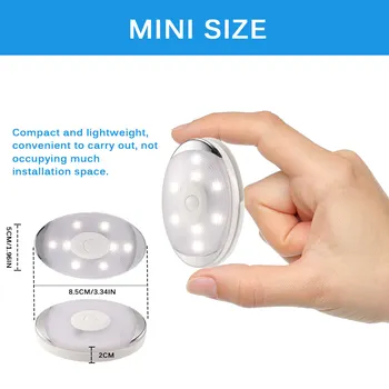 

LemonBest Cabinet Light Set Led Timer Cabinet Lamp Creative Smart Home Pat Light Led Wardrobe Light Cabinet Light