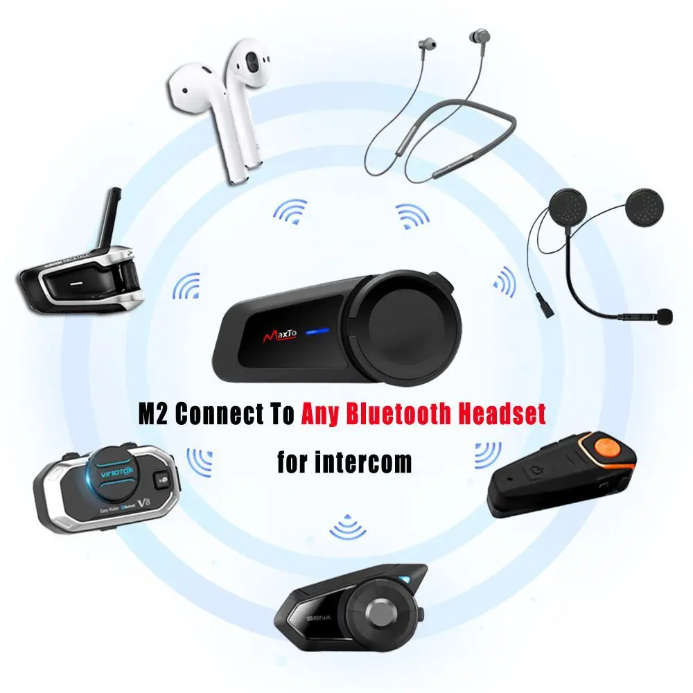 Рождество 6 Всадников Bluetooth Мотоциклетный Шлем Домофон FM-радио BT Шлем Гарнитуры Водонепроницаемый Беспроводной Мото Домофон
