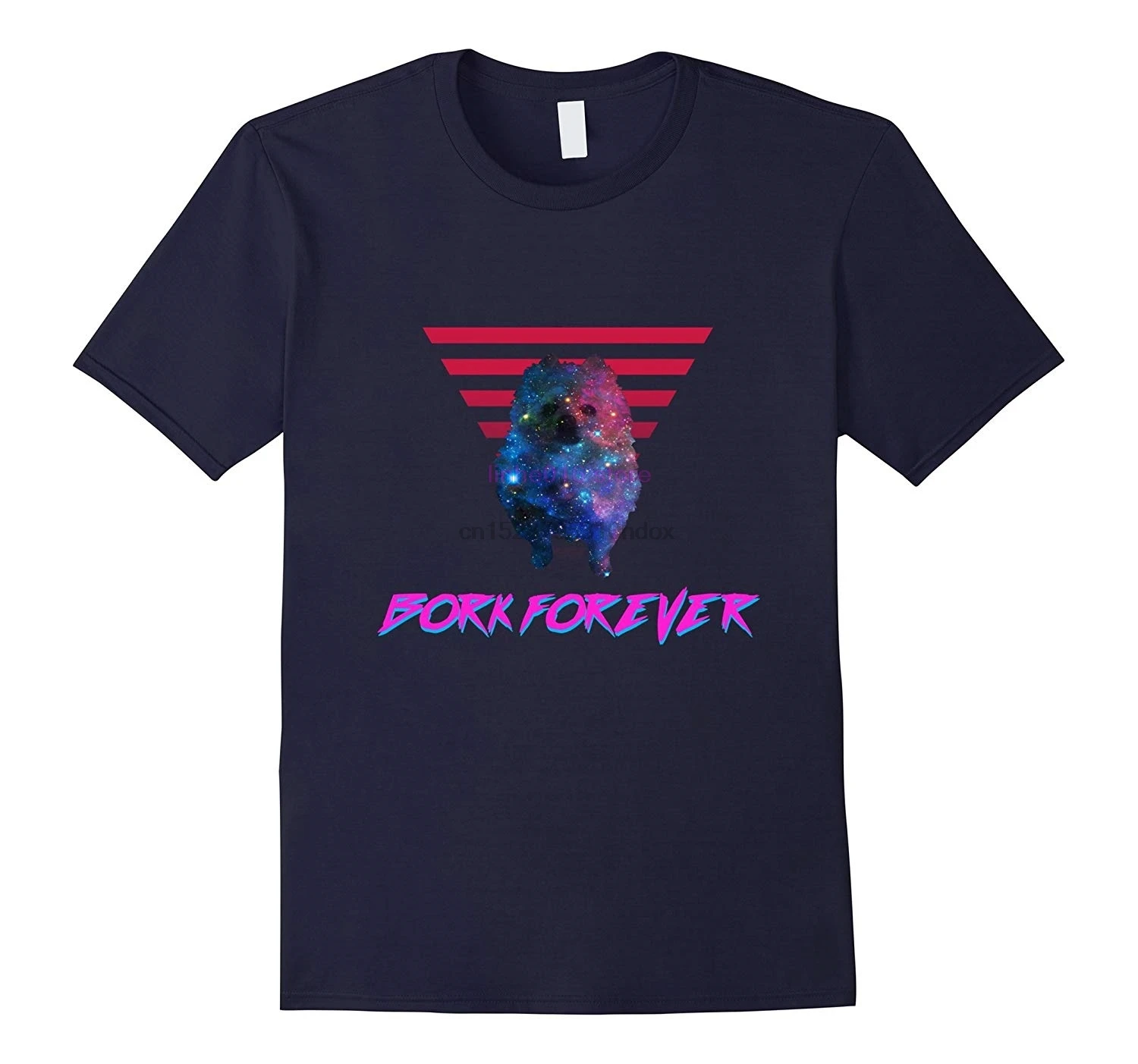 Брендовая мужская рубашка Bork Forever 80s забавная померанского космоса футболка для