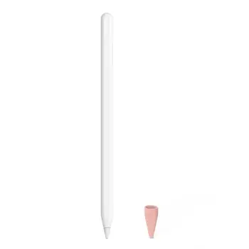 

Protective Nib Cover Case Stylus Pen Cap Soft Silicone Skin Replacement for Pencil 2 Tip/ iPad Pro 11 12.9inch 2018 G99B