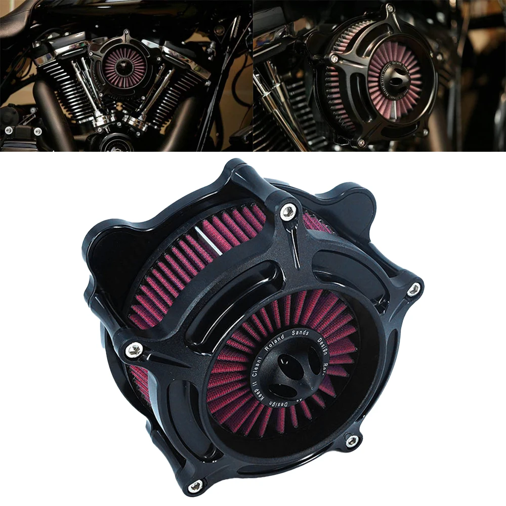 Фильтр воздухоочистителя RSD для турбины Harley Sportster XL 883 Dyna V-образный стержень Softail