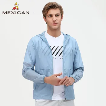 

MEXICAN men's outdoor sunscreen clothing skin clothing men's perspiration breathable sunscreen clothing skin windbreaker men