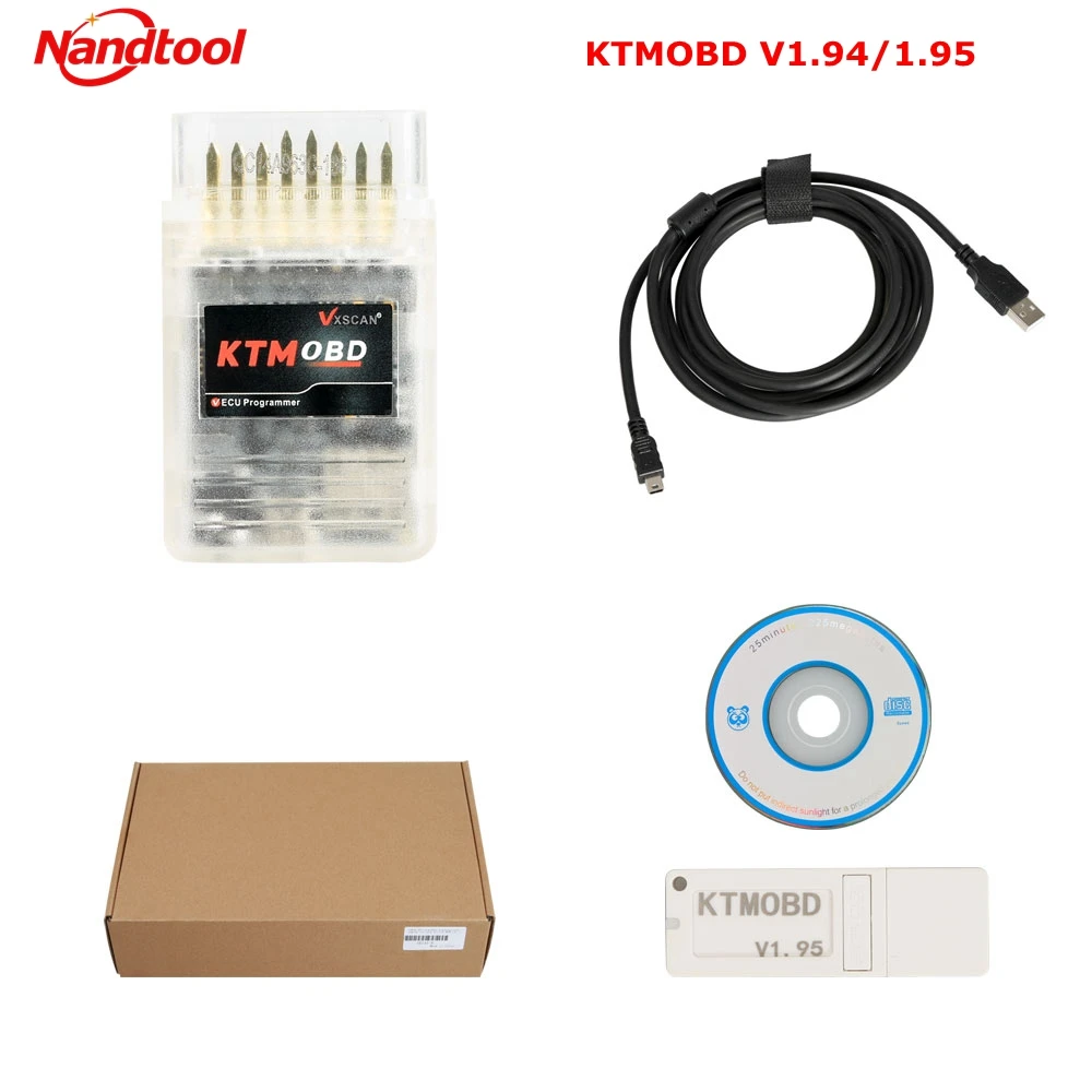 KTMOBD V1.95 KTMOBD V1.94 ECU Инструмент передачи стабильное реальное чтение KTMOBD с USB ключ поддерживает протоколы