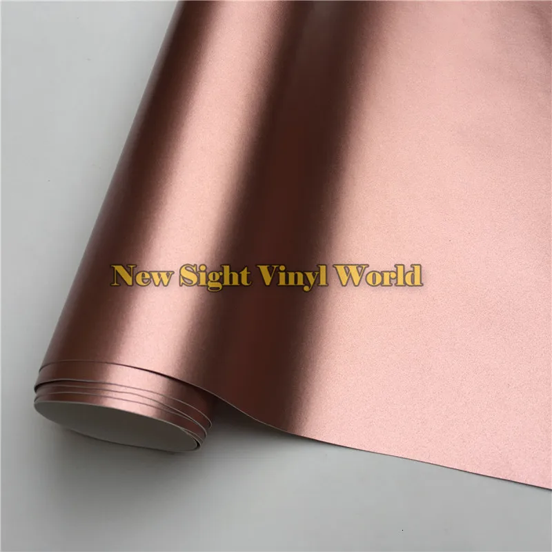 Lightning-Metallic-Rose-Gold-Car-Vinyl-Wrap (2)