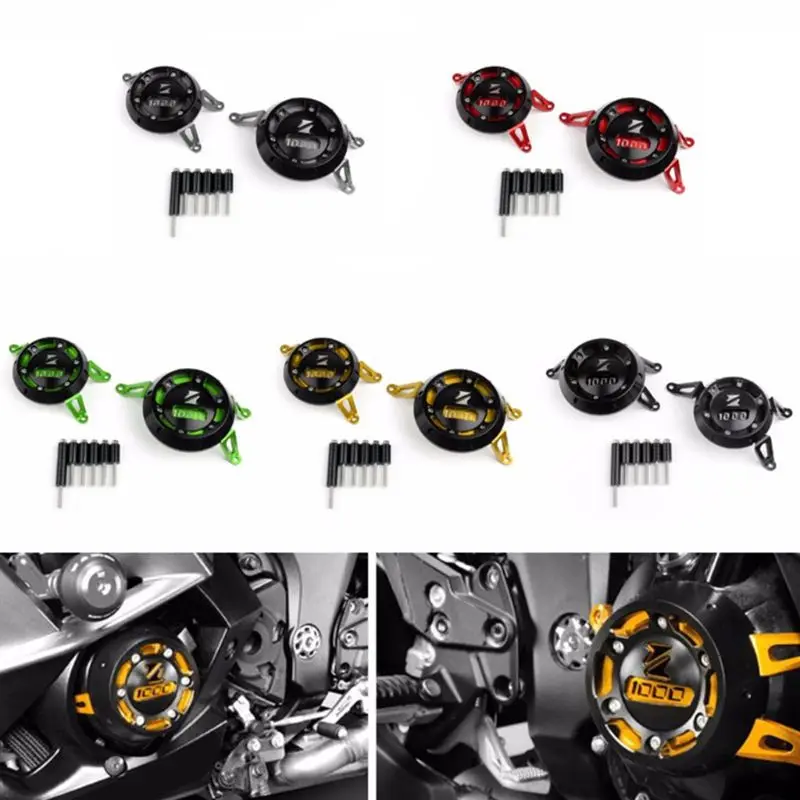 

Aluminum Motorcycle Engine Guard Side Stator Case Guard Protector For Kawasaki Z1000
