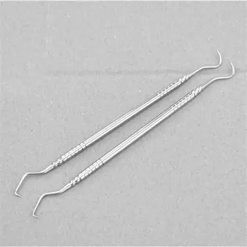 

Double-ended Design Tooth Scaler Dentistry Instrument Dental Examine Teeth Cleaning Tool Stainless Steel Tooth Care Tool