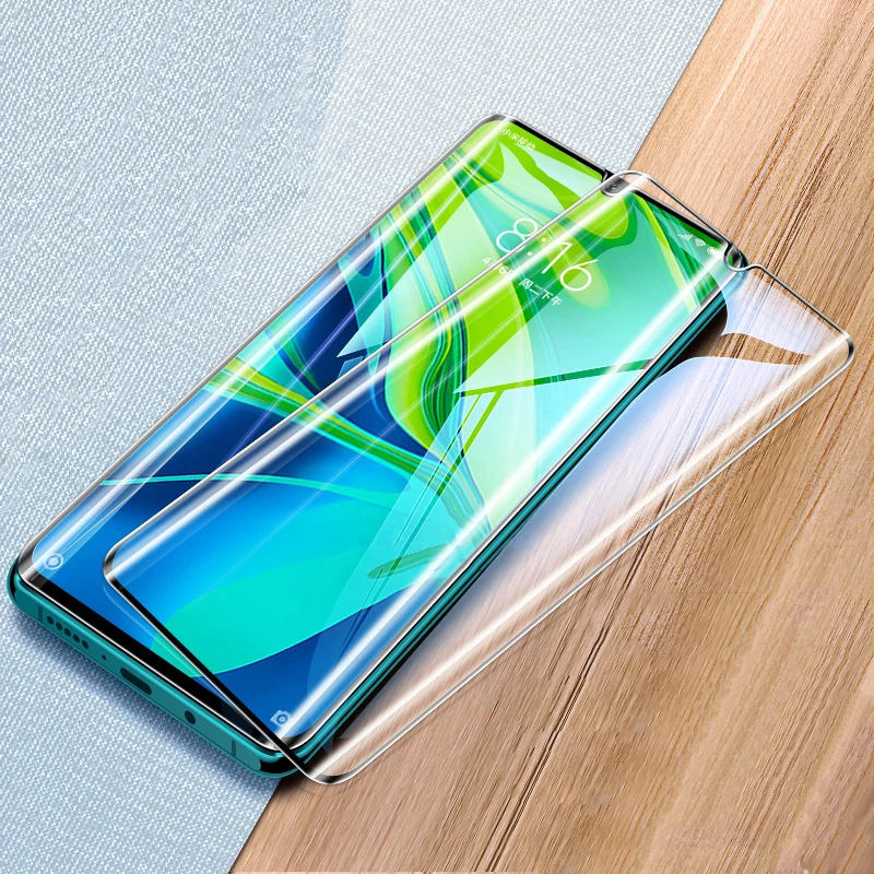 Закаленное стекло 2 в 1 для Xiaomi Note 10 pro защита экрана стеклянная пленка объектива