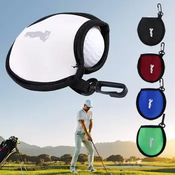 

Waterproof Golf Ball Pocket Golf Cover Nylon Storage Gift Sports Case Golf Ball Bag Durable Outdoor Travel Court