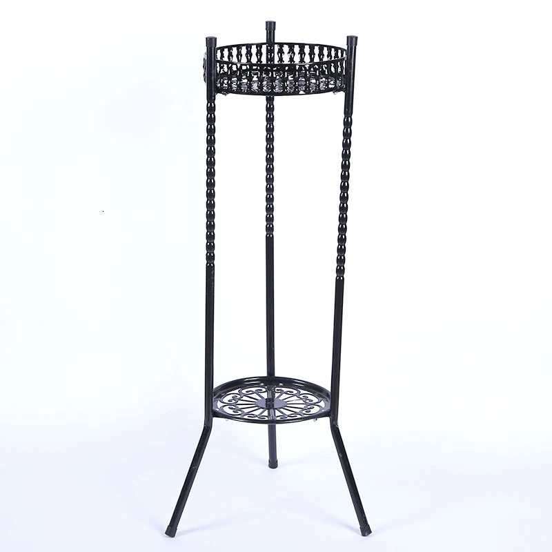 

Indoor Art Iron Landing Type Style Balcony Chlorophytum Potted Plant Flowerpot Shelves