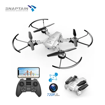 شراءطائرة صغيرة بدون طيار سناب تاين A10 كوادكوبتر قابلة للطي 720P HD كاميرا FPV واي فاي RC التحكم الصوتي لفتة كونترول 3dflipschristmas هدية