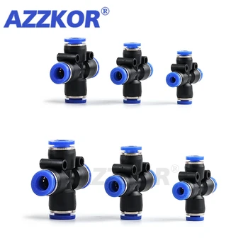 

PZA Cross Type Four-way Quick Fittings Push in Pneumatic Tube Connector Quick Fittings Pneumatic Accessories--4-12 mm