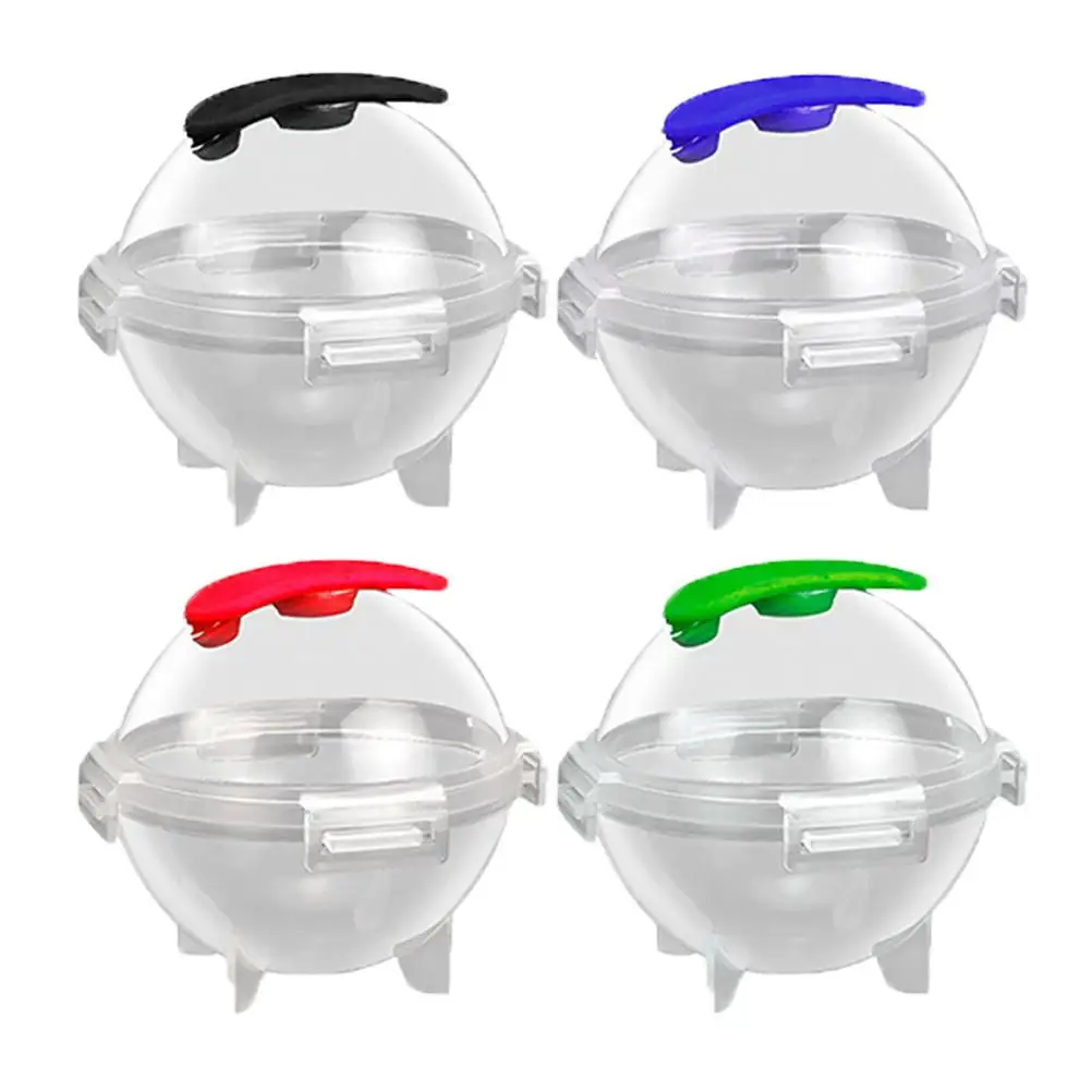 

4Pcs Ice Ball Makers 3D Ice Hockey Ball Molds Ice Cube DIY Molds for Jelly Chocolate Whisky Cocktail DIY Ice Cream Moulds