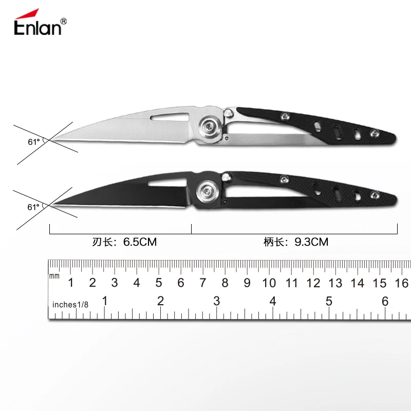 Enlan S01 мини-нож для распаковки 8CR13Mov лезвие, тактические походные ножи для выживания складные EDC охотничьи многофункциональные инструменты дропшиппинг