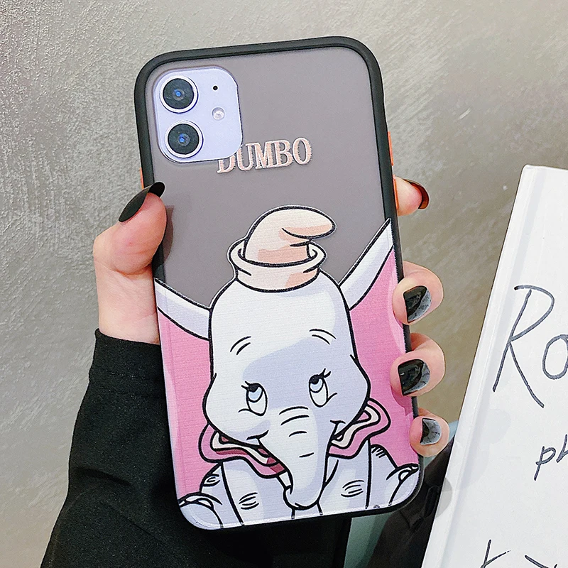 2 в 1 стиль бампер чехол для телефона Samsung Galaxy S10 S9 S8 Plus Lite Note 8 9 10 Pro мультфильм Dumbo