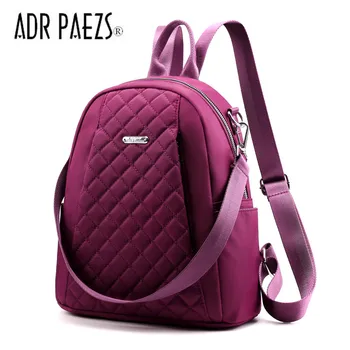 

Luxury Backpacks Women Nylon Backpack Fashion Backpack for Teenager Girls Multi-pocket Bagpack Women School Bags Plaid design