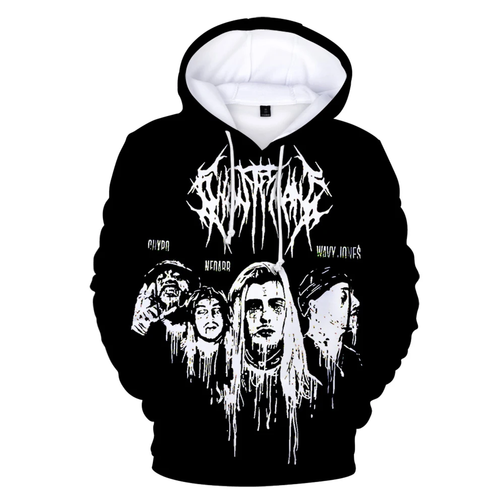 Ghostemane, модные мужские толстовки,, весна, осень, мужские повседневные толстовки, свитшоты для мужчин и женщин, рок, готика, худи, 3D принт