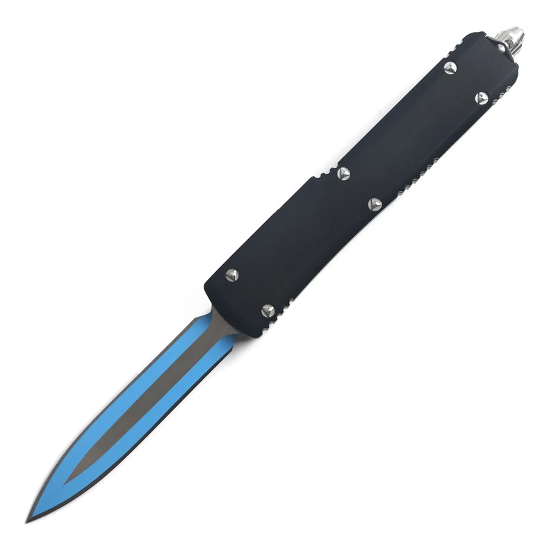 13 paragraph UT knife High hardness d2 blade aluminum alloy handle outdoor multi-functional fishing adventure tactical knife - Цвет: M