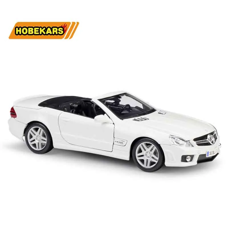 Maisto SL63 AMG, спортивный автомобиль, литая под давлением модель автомобиля, 1:18, металлический сплав, высокая симуляция автомобилей с базой, игрушки для мальчиков, транспортные средства, подарки для мальчиков