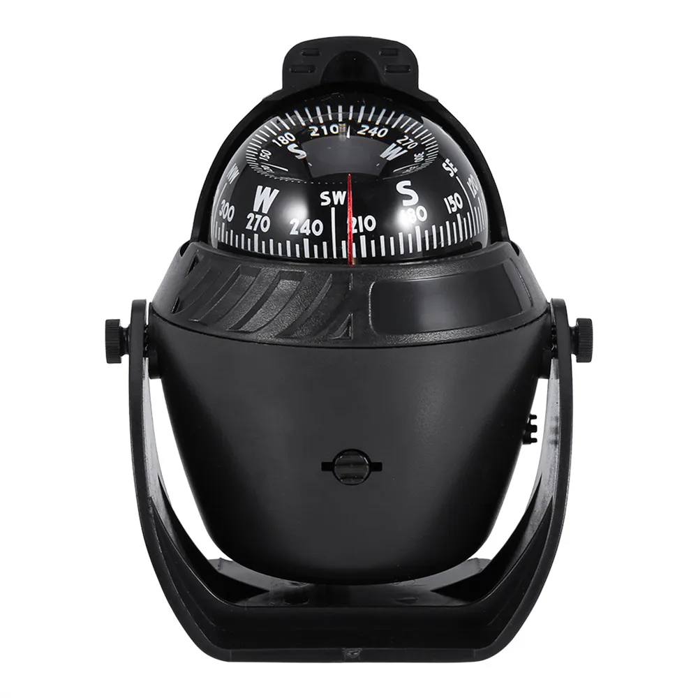 

Portable Outdoor Camping Compass LED Light Pivoting Compass Electronic Digital Car Sea Compass Boat Caravan Navigation