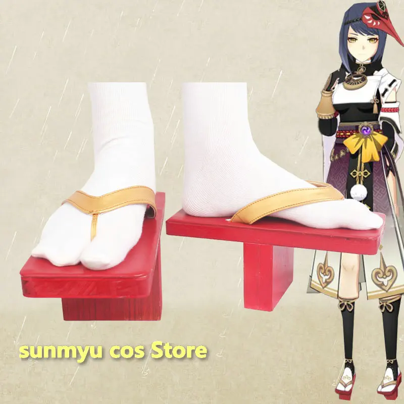 

Game Genshin Impact Kujou Sara Cosplay shoes Halloween