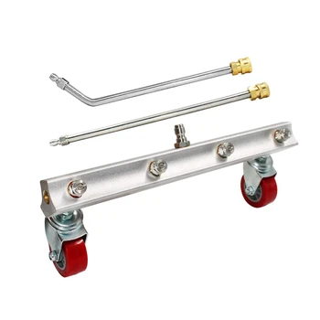 

13-Inch Undercarriage Pressure Washer Cleaner, Under Car Power Washer Attachment,4 Fan-Shaped Spray Nozzles with 45 Degree Angle