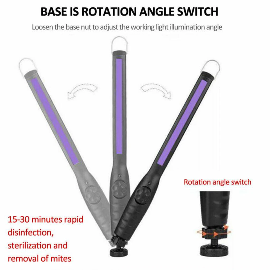 Handheld Electric USB UV Disinfection Light Sterilizer  for Home