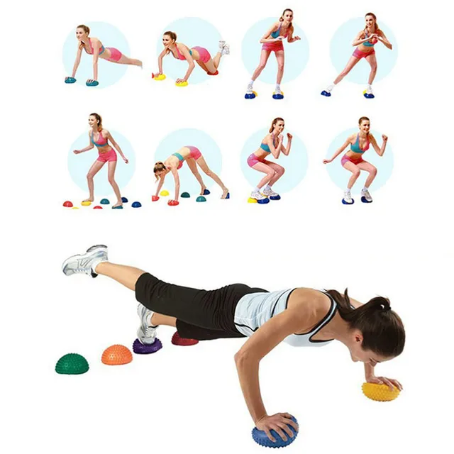 Funny Balance Ball Physical Fitness Exercise Outdoor Sport Toys For Children Kids Game Durian Yoga Balls Training Equipment 4
