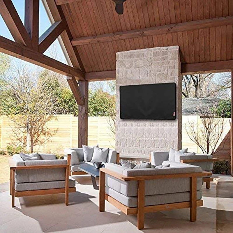 Outdoor TV Cover 22'' To 70'' Inch Weatherproof Waterproof for Outside Enclosure Moving Display outdoor tv cover