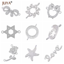 Материал для изготовления украшений медь циркон Материал 10 стилей серии Роскошный кулон Разъемы diy ювелирные изделия оптом для поделок