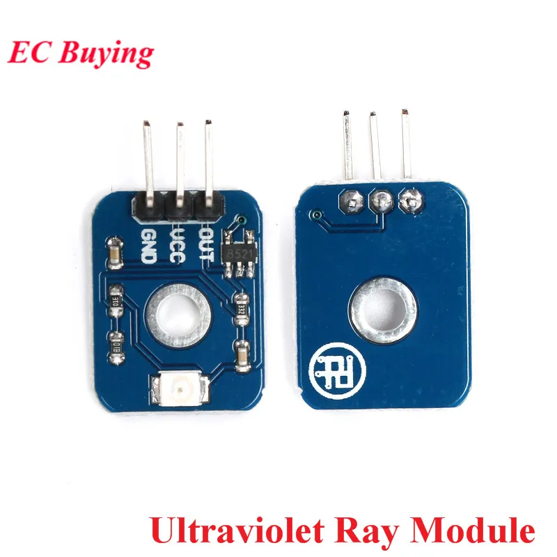 Обнаружение ультрафиолета модуль датчика VEML6075 VEML6070 UVA UVB S12SD GY-8511 ML8511 модуль ультрафиолетового излучения датчик света для Arduino - Цвет: UV Detection Sensor