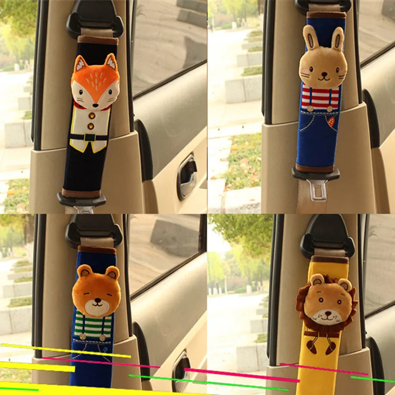 

Cartoon Cut Automobiles Seat Belts Padding Car Shoulder Protector Pad Auto Seat Belt Cover for Kid Safety Seat Belt Shoulder