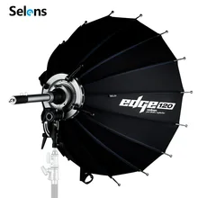 Selens – boîte à lumière parapluie réfléchissante 90cm 120cm 150cm, boîte à lumière avec support Bowen pour Flash de Studio de photographie