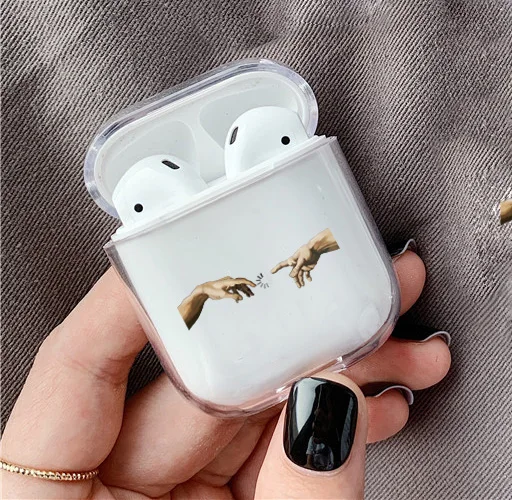 Style 1 Модный чехол с забавным рисунком для Apple Airpods Pro, Роскошный прозрачный защитный чехол для наушников с Bluetooth для air pods 3, Жесткий Чехол - Цвет: Style 1