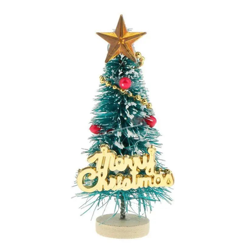 1: 12 Dollhouse Miniature Christmas Tree &quotMerry Christmas&quot Letters Board Wooden Stand Decoration |