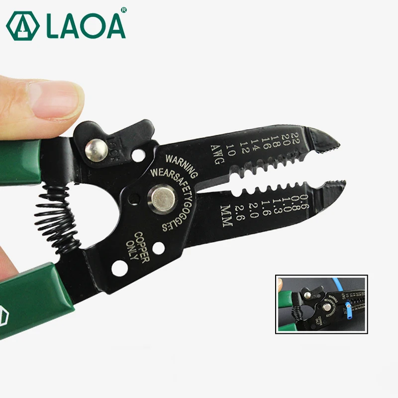 LAOA Multifunction Wire Stripping Pliers Professional Electrician’s Pliers Needle Nose Pliers