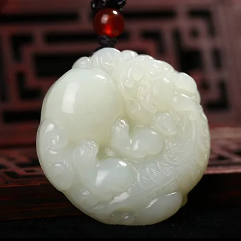 

Hetian jade brave pendant