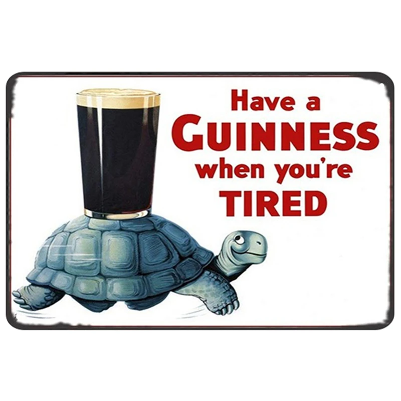 Guinness табличка, металлическая винтажная жестяная вывеска, булавка, потертый шик, Декор, винтажные металлические знаки, украшение для бара, металлический плакат для паба, металлическая пластина - Цвет: 15