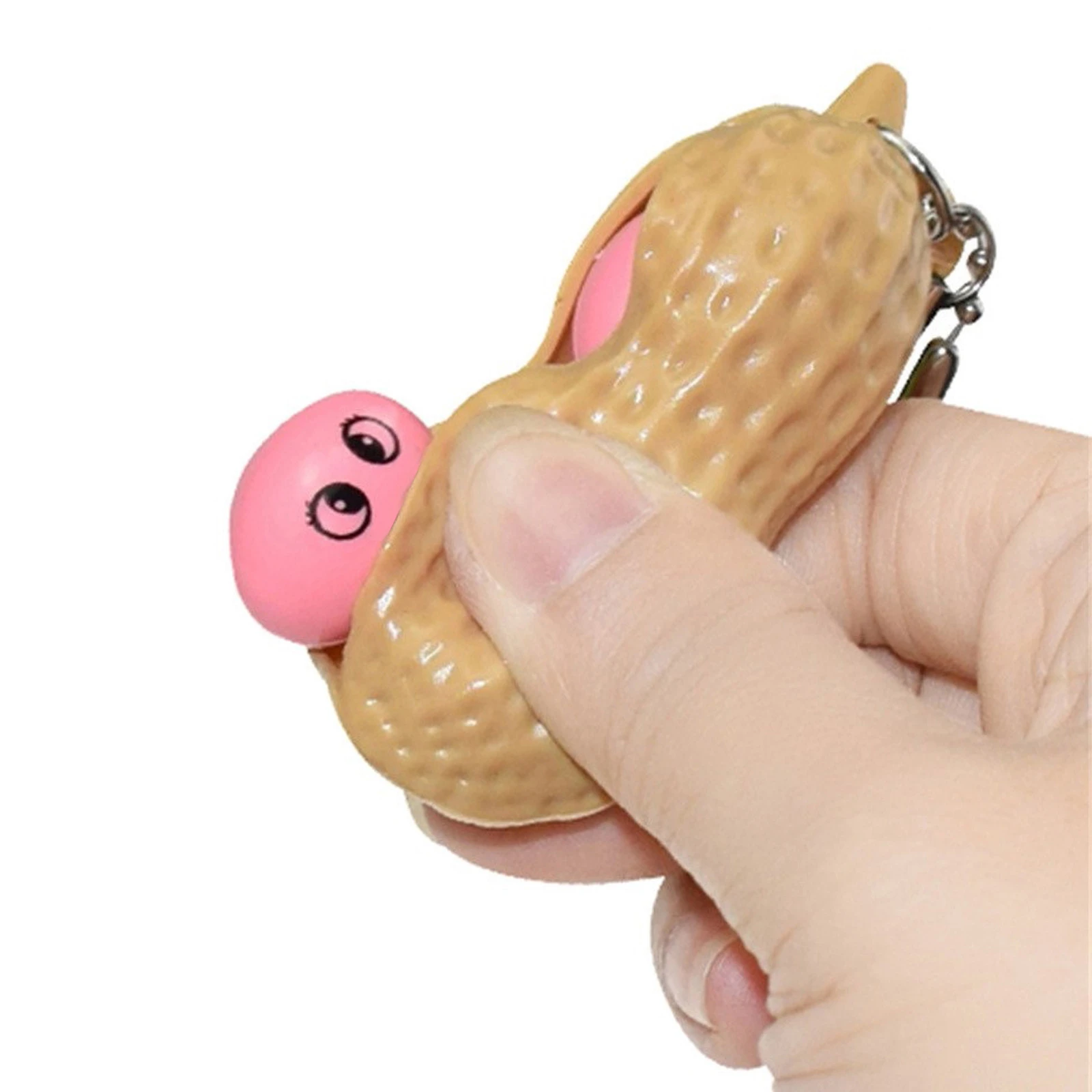 1/6pc Peanut Popper Key Chain Anti 