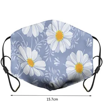 

PM2.5 Breathable Flower Face Mask Printed Masks Fabric Protective PM 2.5 Dust Mouth Cover Washable Reusable Mouth Mask#40