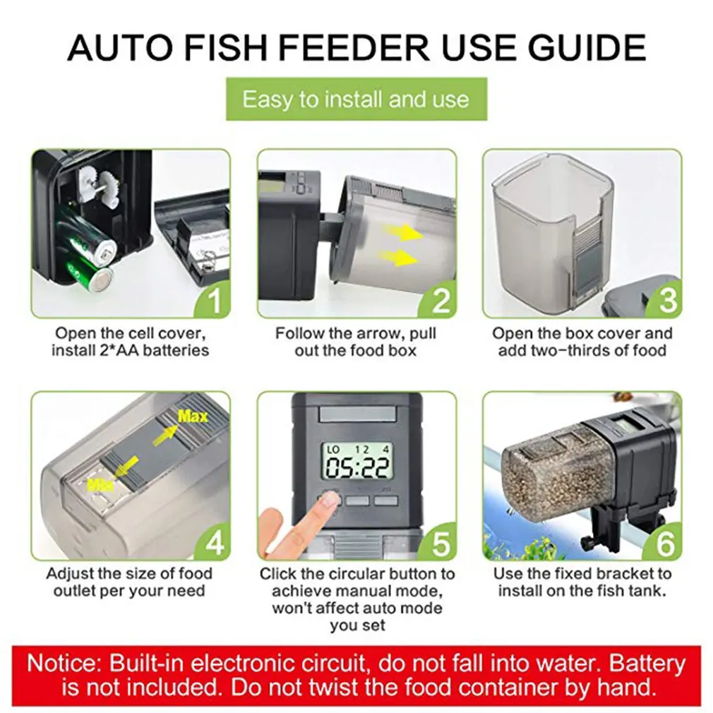 Блок подачи рыбы автоматический блок подачи 20032005 автоматическая подача рыбы Af2009d электронный 3 вида батареи