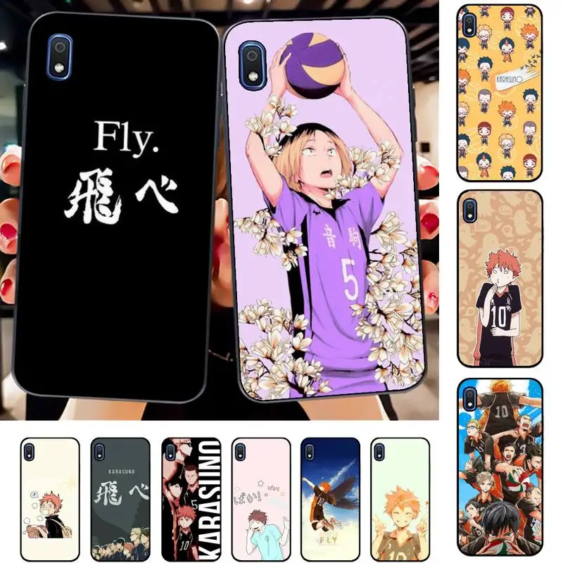 FHNBLJ Haikyuu Hinata Anime Volleyball Phone Case for Samsung A30s 51 71 10 70 20 40 20s 31 10s A7 A8 2018 | Мобильные телефоны и
