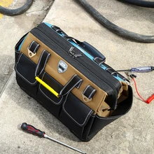 Sac de travail du bois Anti chute et résistant à l'usure sac de rangement des outils sac à outils de grande capacité sac multifonction pour électricien