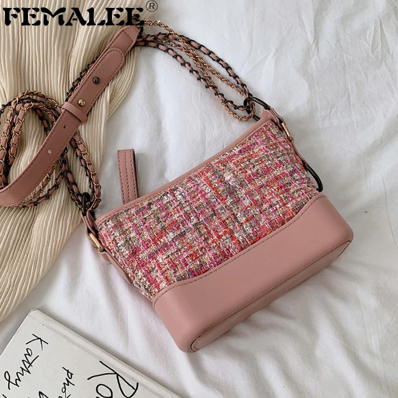 

Winter Wool Chain Mini Crossbody Bags For Women 2019 Female Shoulder Messenger Bag Lady Purses and Handbags Cross Body Bag