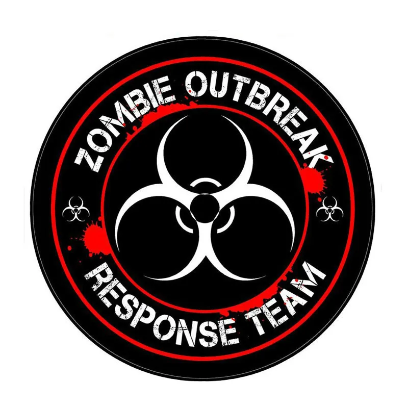 

Personality ZOMBIE Outbreak Response Team Biohazard Car Stickers Motorcycle Decals Waterproof Sunscreen PVC 16cm X 16cm