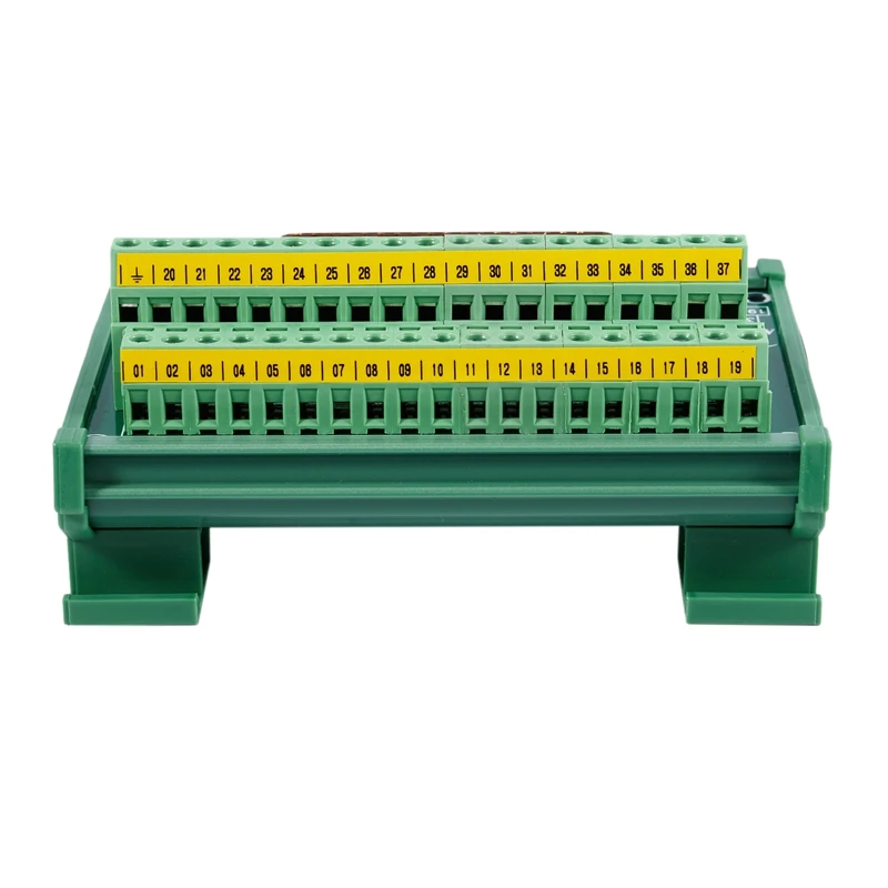 

DB37 D-Sub DIN Rail Mount Interface Module DB37 Male Breakout Board