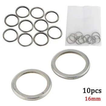 

Replacement Gaskets Accessories Washer OEM 803916010 Silver Parts Set 10pcs Oil