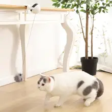 Высокое качество электронная игрушка для кошек электрическая вращающаяся Интерактивная головоломка умный питомец кошачий шар игрушка подъемный шар